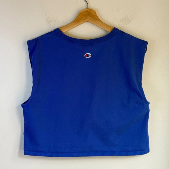 Champion UO Exclusive Heritage Tank Top Men's Size Small in Blue 100% Cotton - Picture 7 of 7